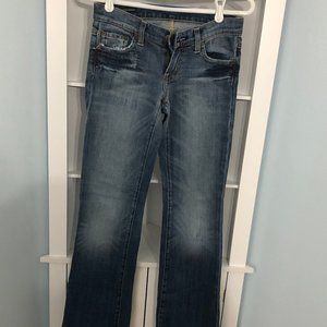 Citizens of Humanity, size 26, low waist bootcut